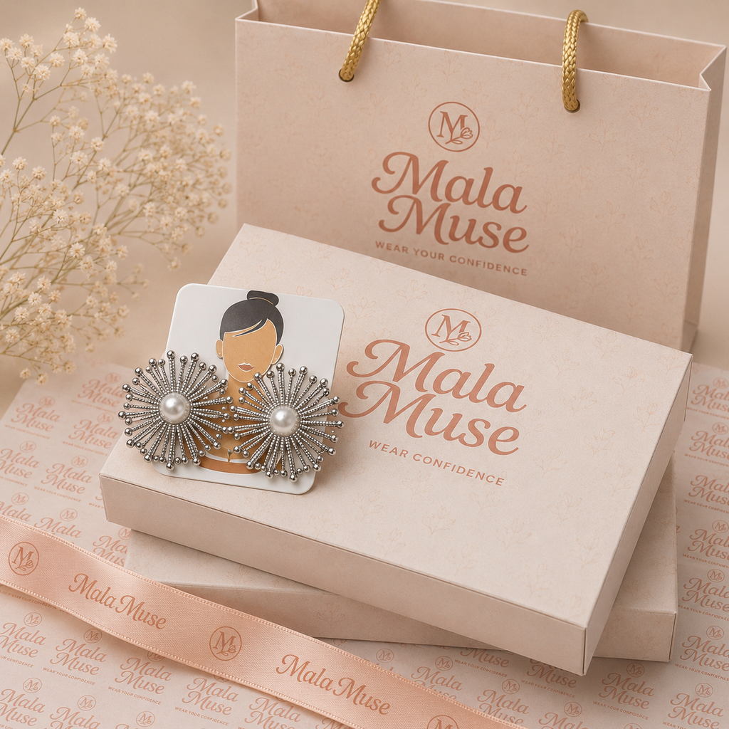Pearl Radiance Statement earrings