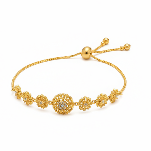 18K Plated Bracelet - White Background