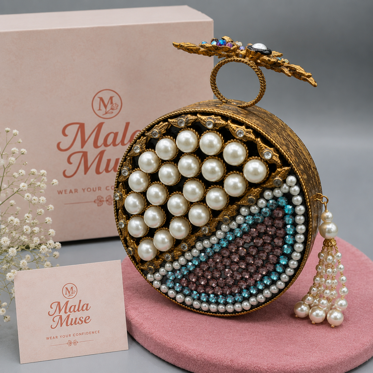 Ottoman turkish clutch