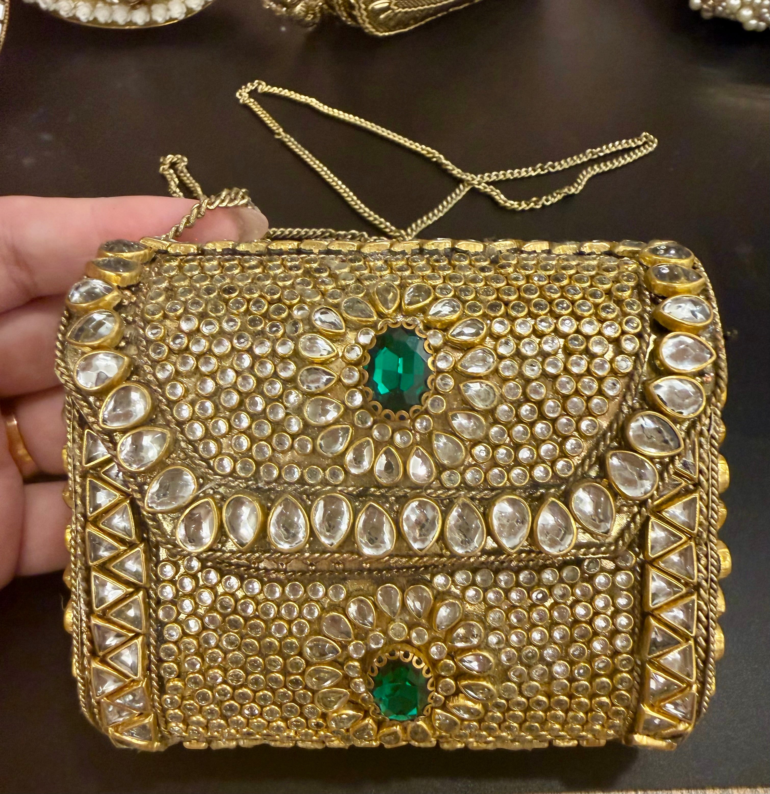 Emerald Royale Clutch
