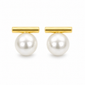 T- pearl earrings studs