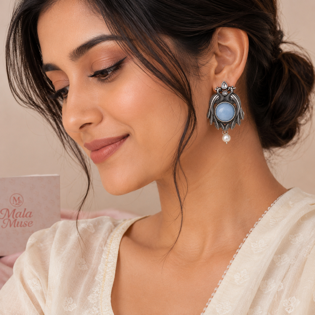 Mystic Azure Earrings

Hand made