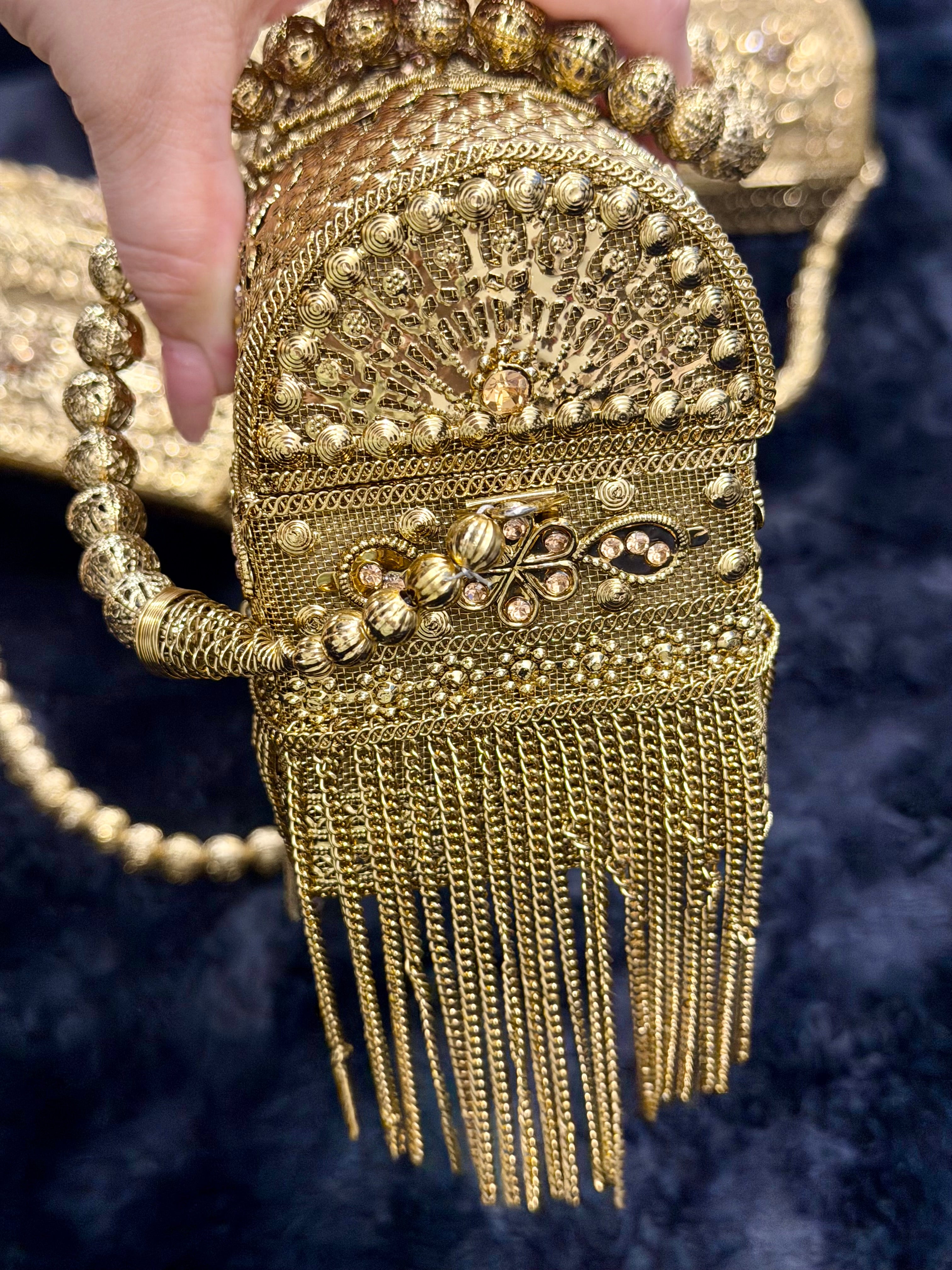 Royal Heritage Gold Clutch
