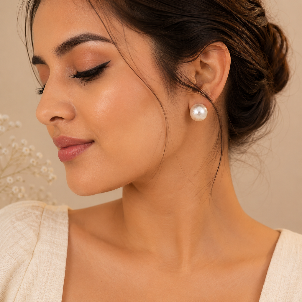 Luna Pearl Studs
