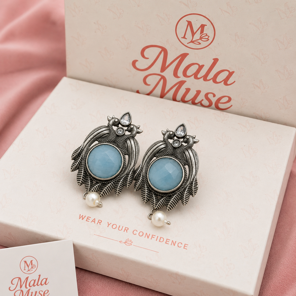 Mystic Azure Earrings

Hand made