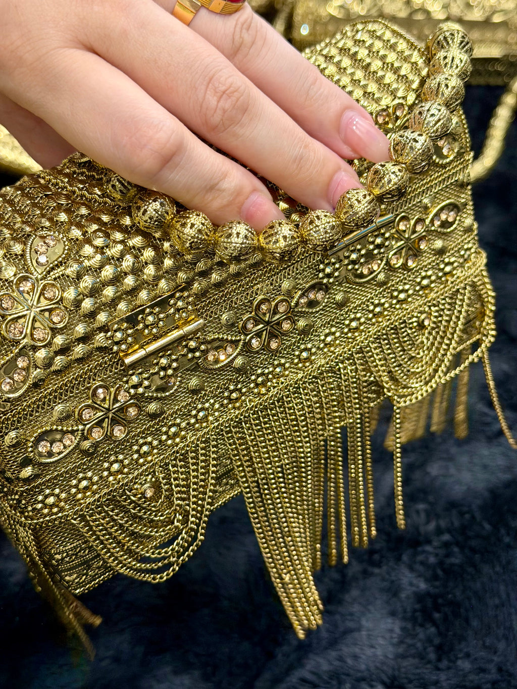 Royal Heritage Gold Clutch