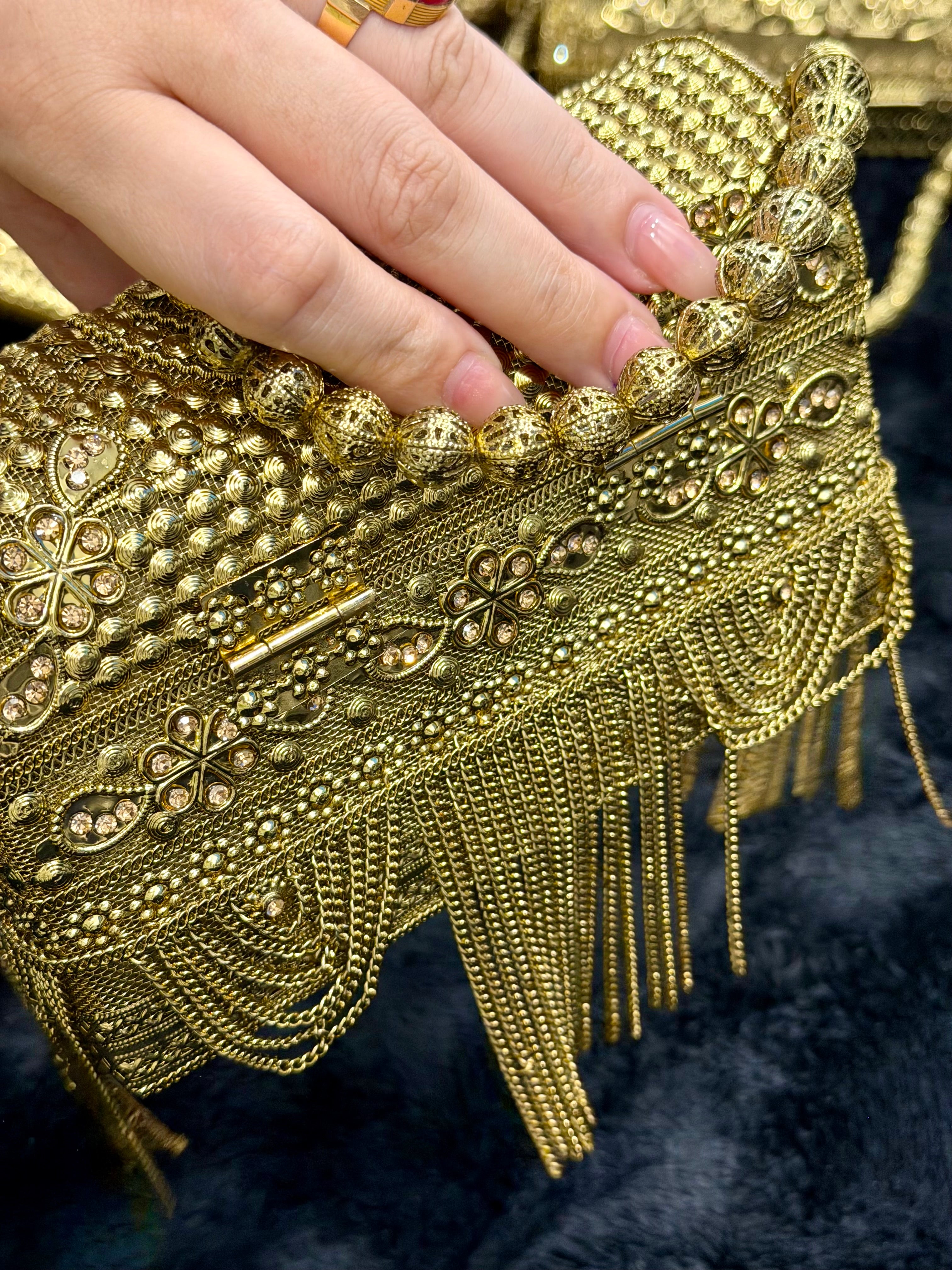 Royal Heritage Gold Clutch