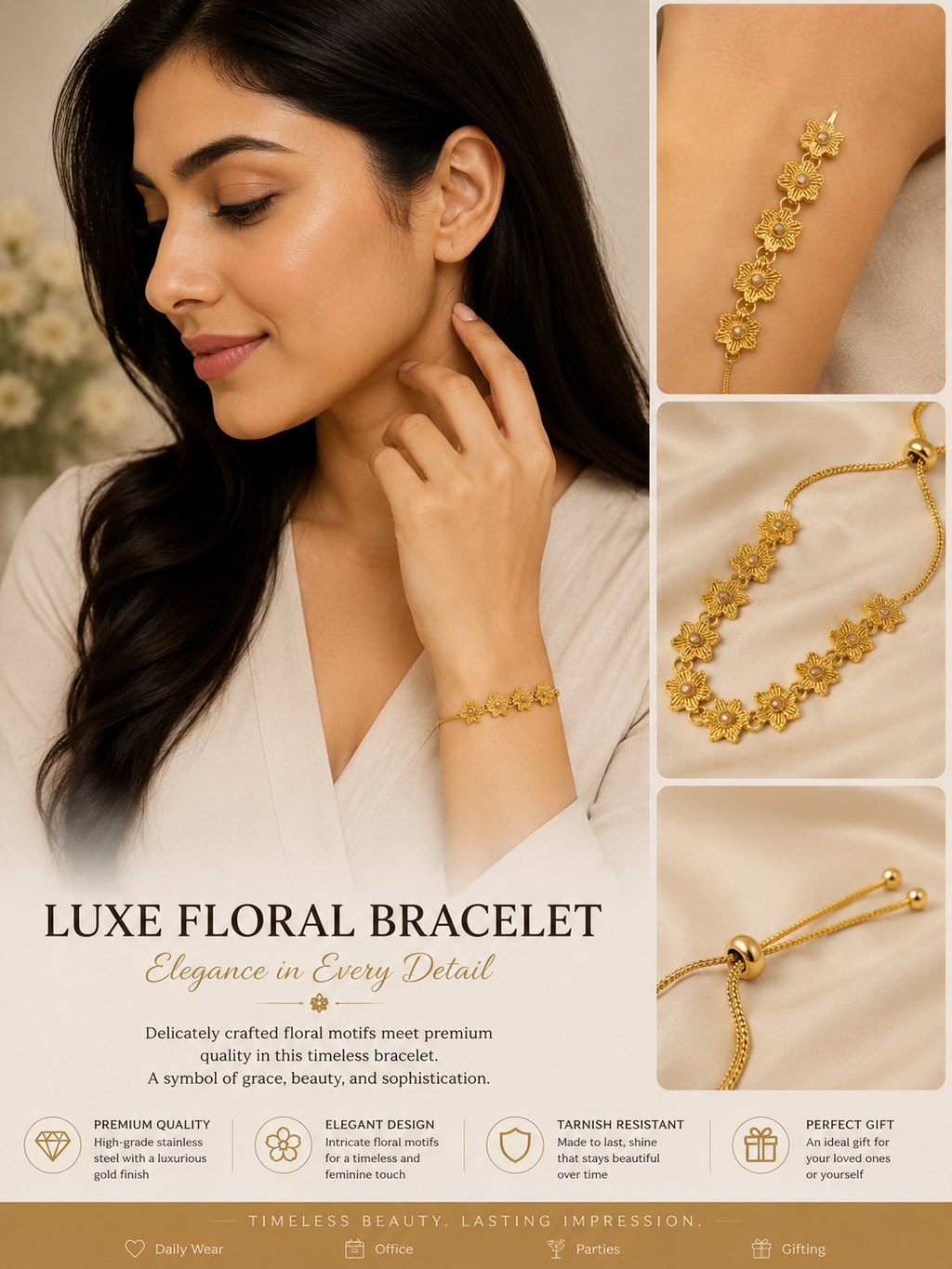 18k plated Bracelets