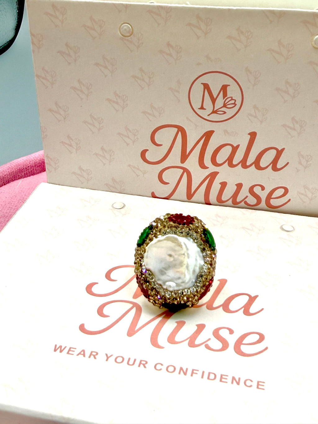 Turkish Regal Pearl Statement Ring