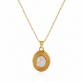 OVAL PENDANT NECKLACE