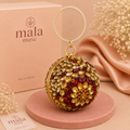 Ruby Royale Crystal Orb Clutch