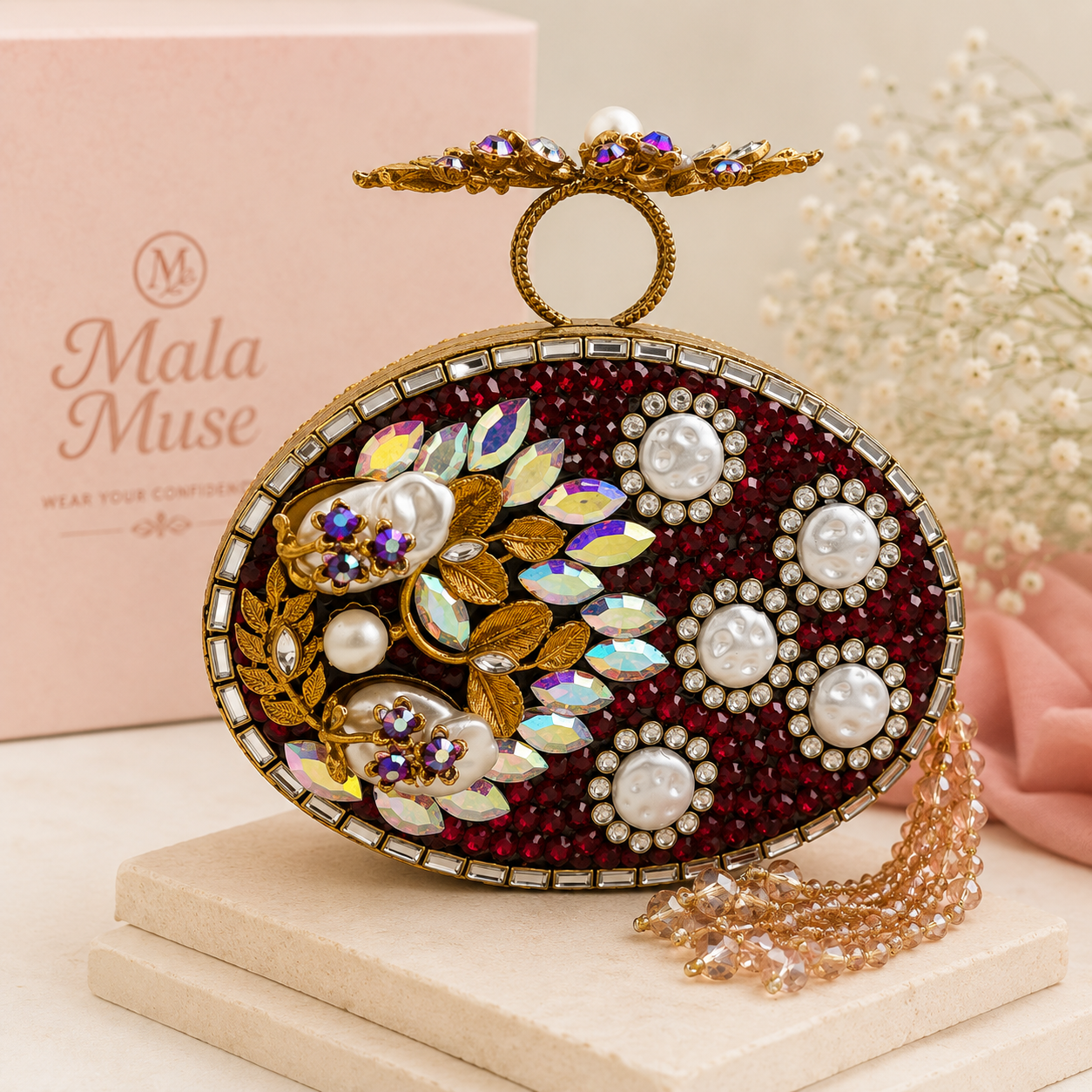Ruby Royale Turkish Clutch