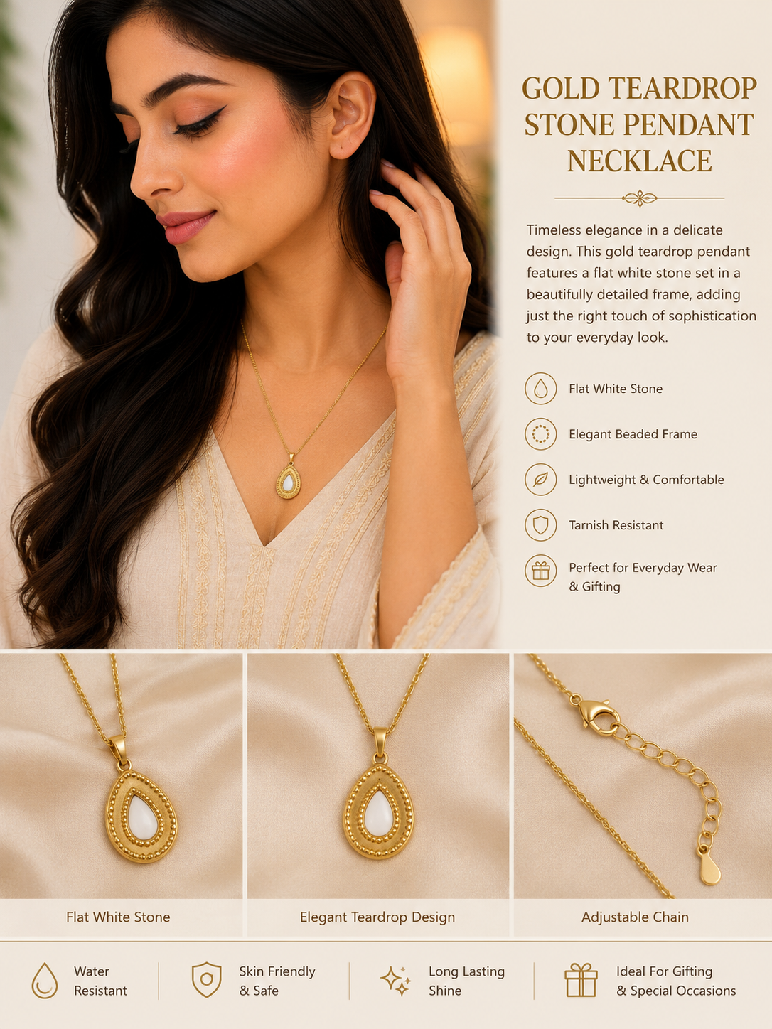 Tear Drop Necklace