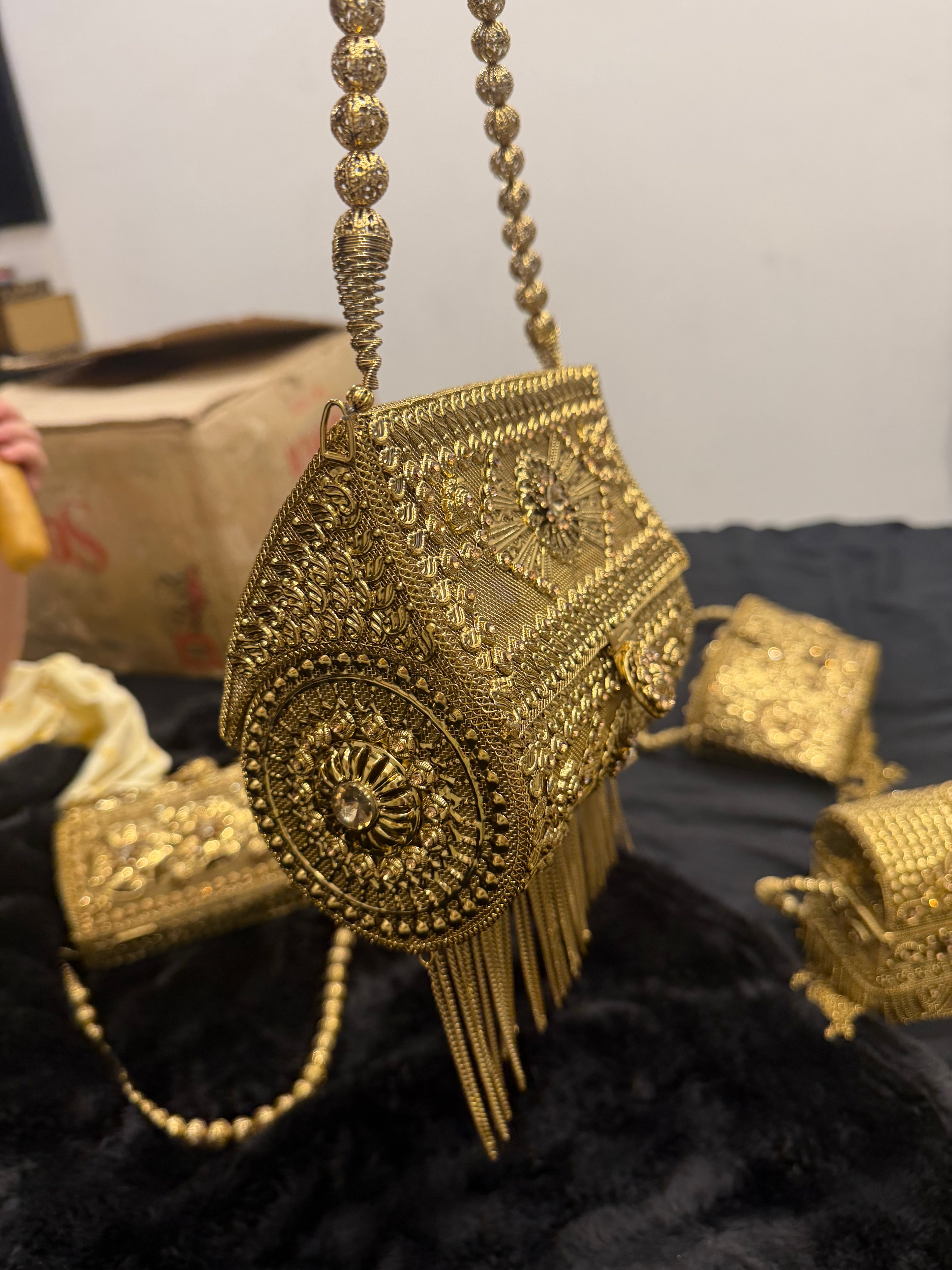 Regal Fringe Heritage Clutch