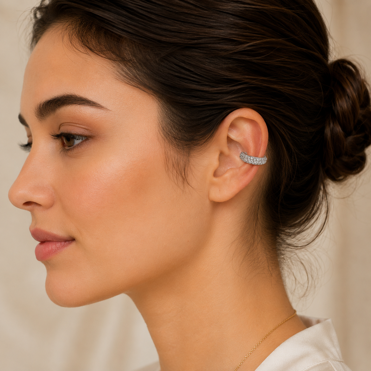 Crystal Zircon Luxe Ear Cuff
