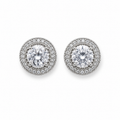 MINIMAL ZIRCON EARSTUDS