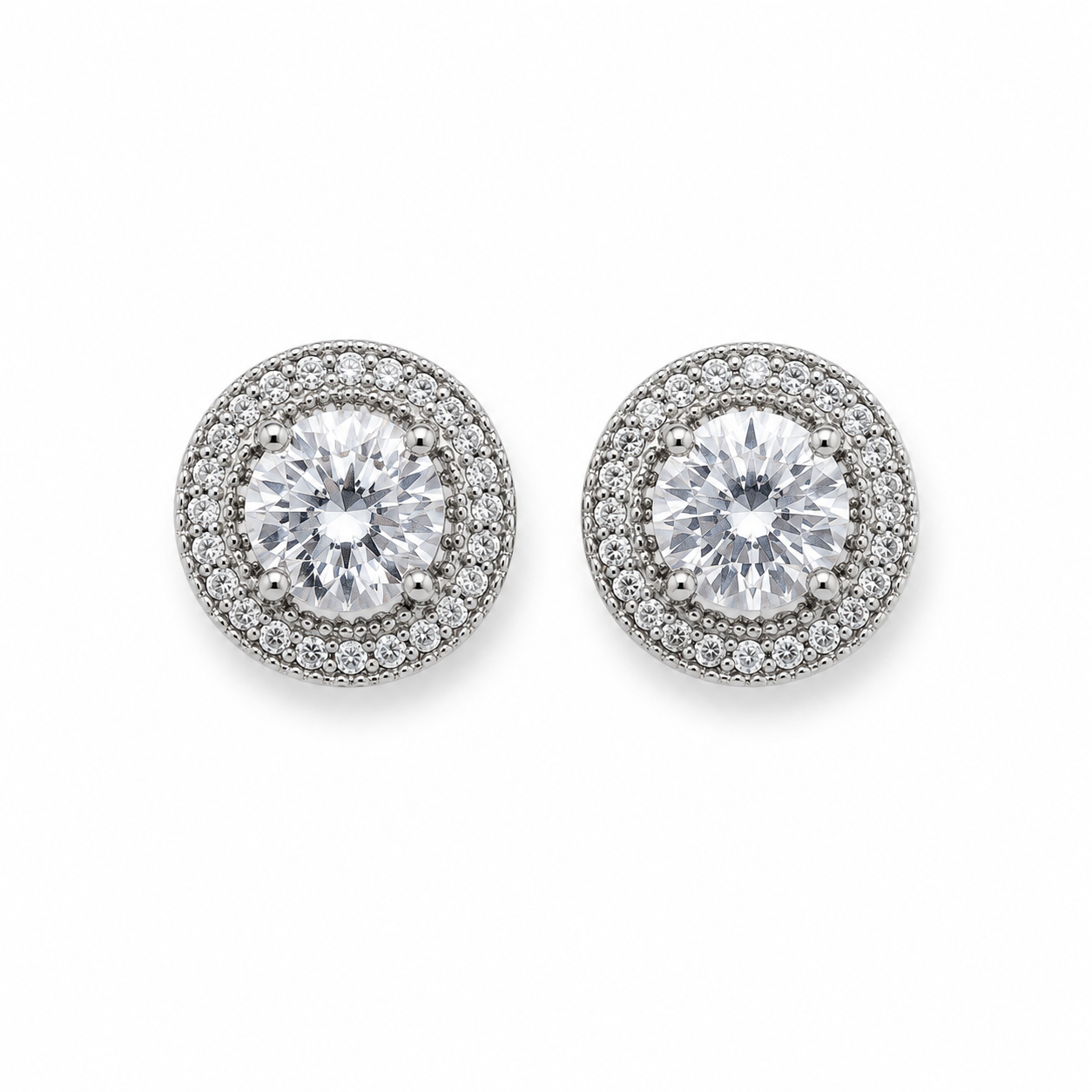 MINIMAL ZIRCON EARSTUDS
