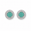 MINIMAL AQUA EARSTUDS