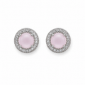 MINIMAL BABYPINK ZIRCON EARSTUDS