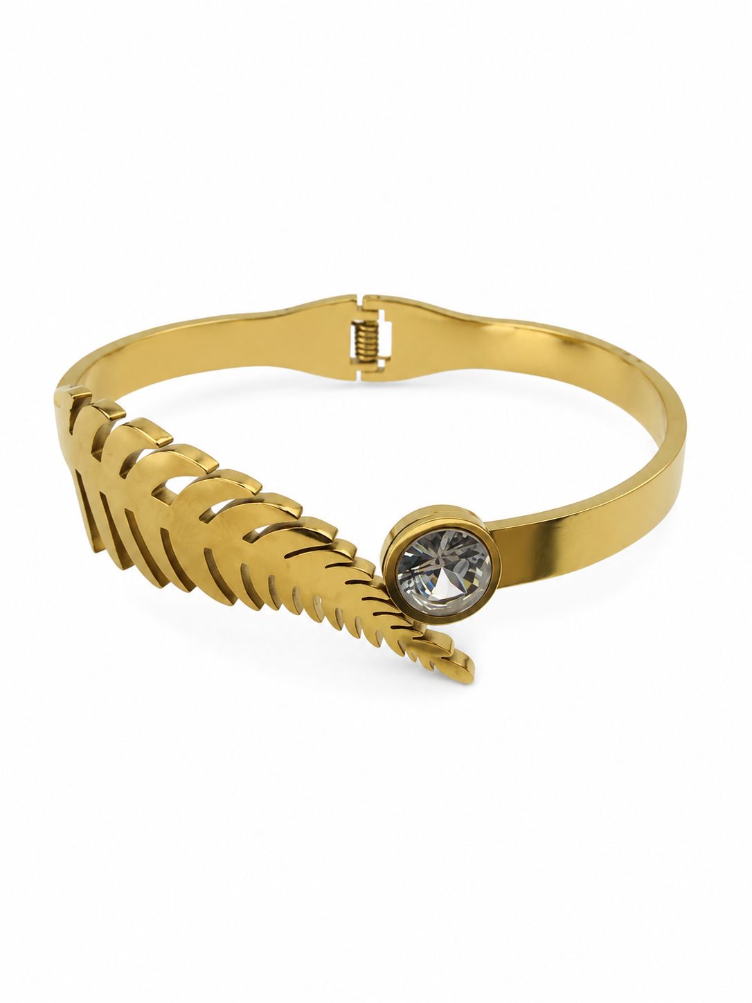 FERN FEATHER BANGLE