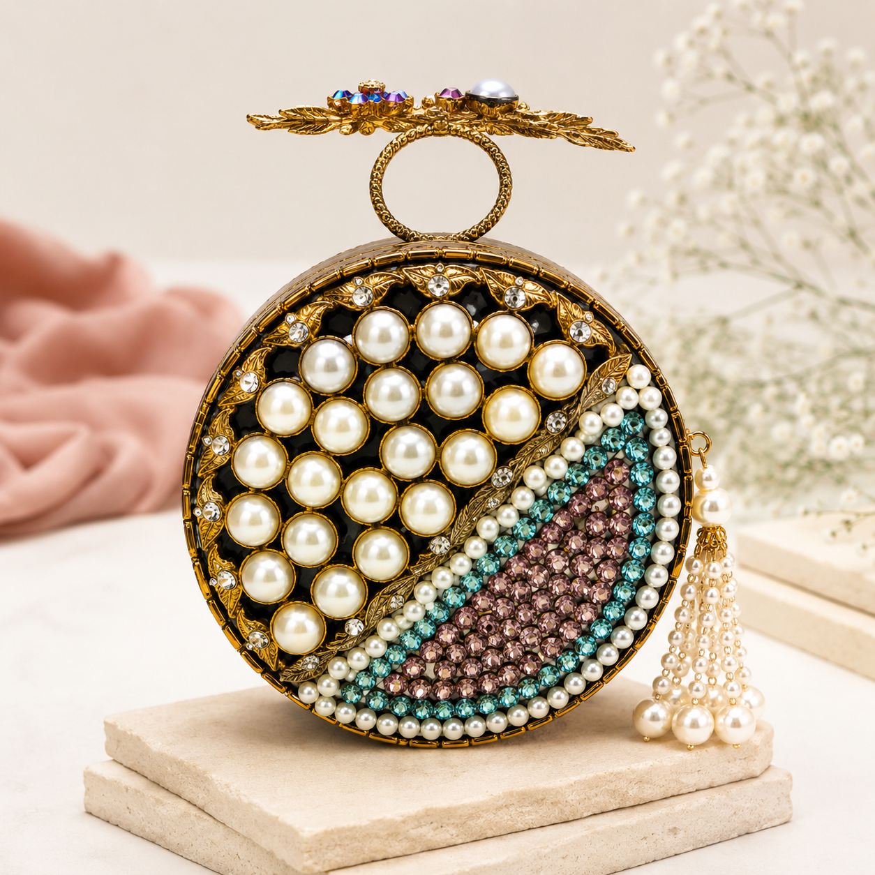Ottoman turkish clutch