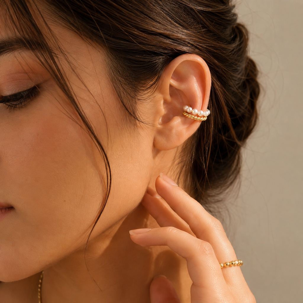 Pearl Twist Ear Cuff