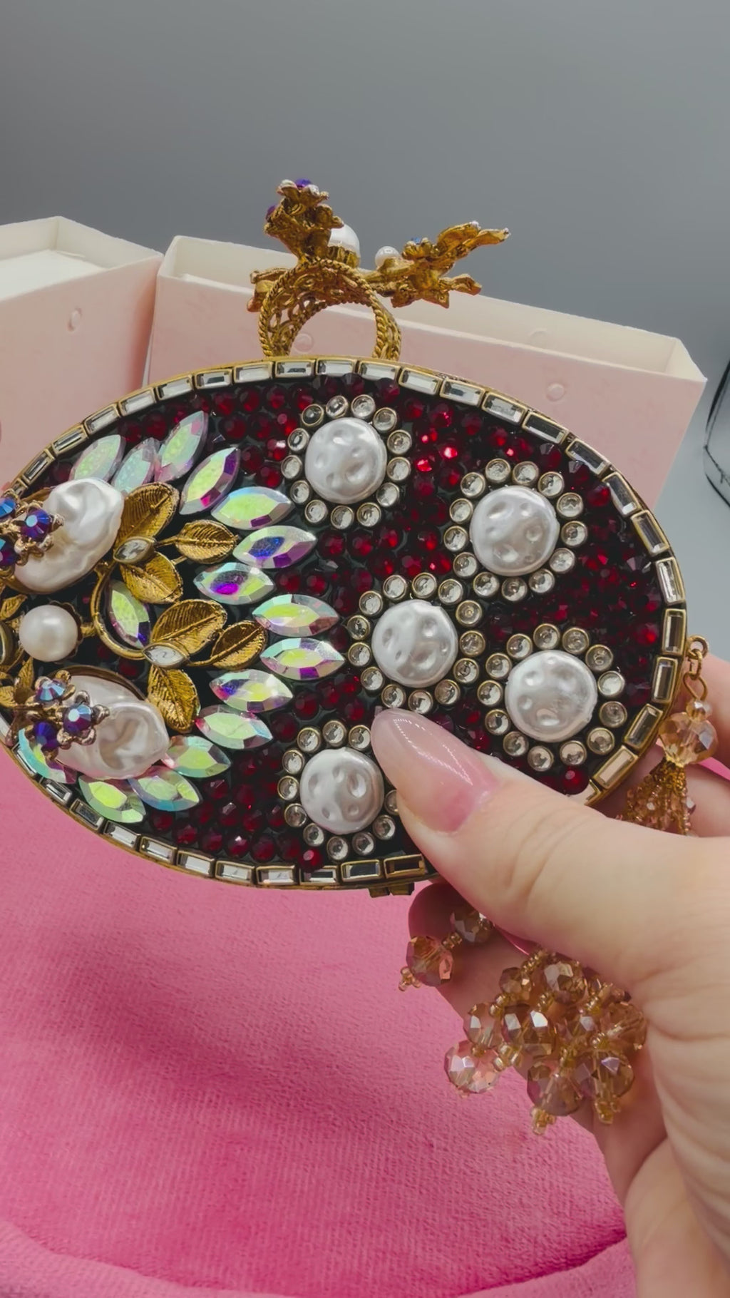 Ruby Royale Turkish Clutch