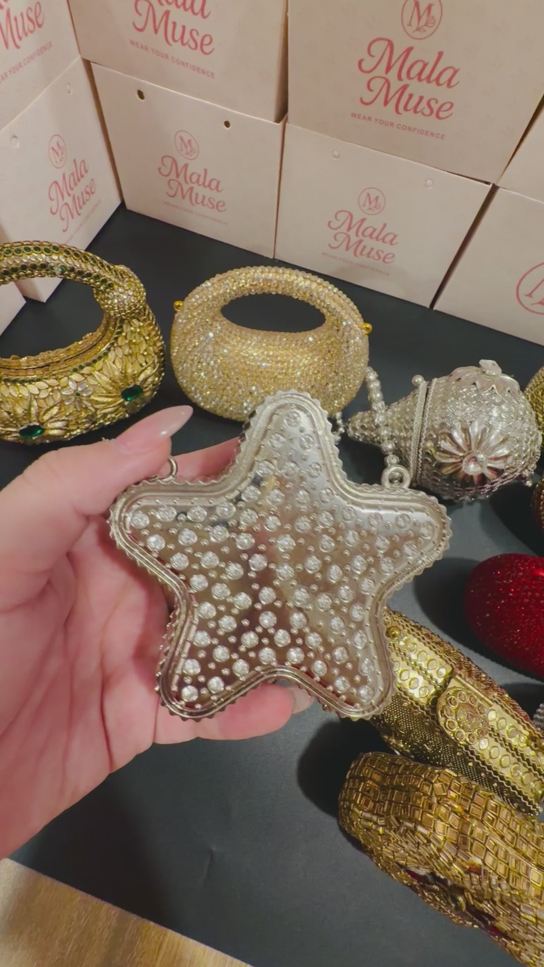 Star Crystal Clutch (metal)